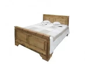 Кровать из массива сосны «Викинг 01» (90), сосна вощеная от магазина Мебельный дом