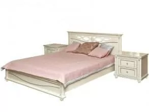 Кровать из массива березы «Валенсия 2М» П254.51, античная темпера от магазина Мебельный дом
