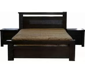 Кровать «Роберта» 3955-WSR-BW (160x200) Dark Wenger от магазина Мебельный дом