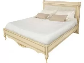 Кровать с мягким изголовьем Неаполь 180 T-528, ваниль от магазина Мебельный дом