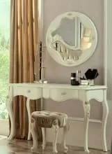 Столик с банкеткой «Luisa» MK-5003-WG, белый от магазина Мебельный дом