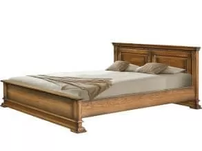Кровать с низким изножьем «Верди Люкс 18/1» П434.18/1м, дуб с патиной от магазина Мебельный дом