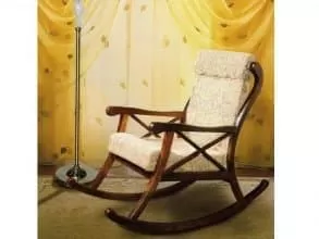 Кресло-качалка «Провинция», орех золотой от магазина Мебельный дом