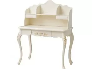 Стол с надставкой «Shantal» MK-5015-WG, белый с золотом от магазина Мебельный дом