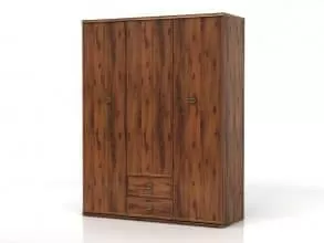 Шкаф платяной «Индиана» JSZF 3D2S/150, дуб саттер от магазина Мебельный дом