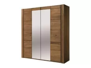 Шкаф 4-дверный с зеркалом «VELVET» от магазина Мебельный дом