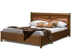 Кровать «Лика» ММ 137-02/14Б, медовый дуб от магазина Мебельный дом