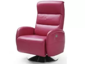 Кресло релакс Arosa в коже от магазина Мебельный дом