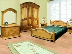 Спальня из массива дуба «Босфор Премиум» от магазина Мебельный Дом