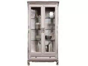 Шкаф-витрина Фальконе ГМ 5152, белый с патиной от магазина Мебельный дом