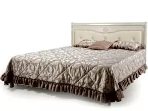 Кровать «Лика» ММ 137-02/16Б, белая эмаль от магазина Мебельный дом