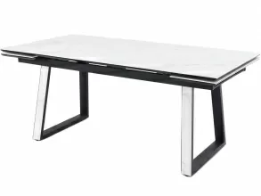 Стол «Monaco» Quadro, Calacata vaglioro, каркас черный от магазина Мебельный дом