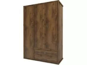 Шкаф для одежды «Магеллан» 3DG2S, дуб саттер от магазина Мебельный дом