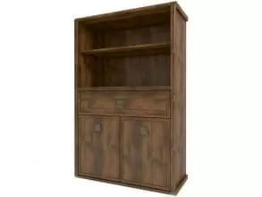 Стеллаж открытый «Магеллан» 2D1S, дуб саттер от магазина Мебельный дом