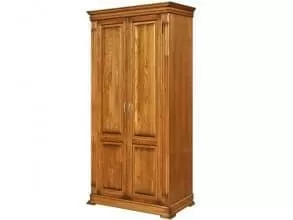 Шкаф для одежды «Верди  Люкс 2» П433.10, дуб с патиной от магазина Мебельный дом
