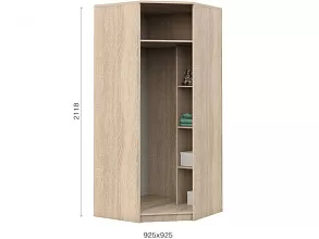 Шкаф «Аврора», Дуб сонома/Белый от магазина Мебельный дом