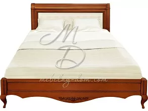 Кровать с мягким изголовьем Неаполь 180 Т-528, янтарь) от магазина Мебельный дом