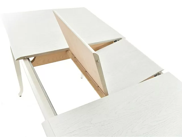 Стол «Кабриоль» 120x80, белая эмаль. Фото 5