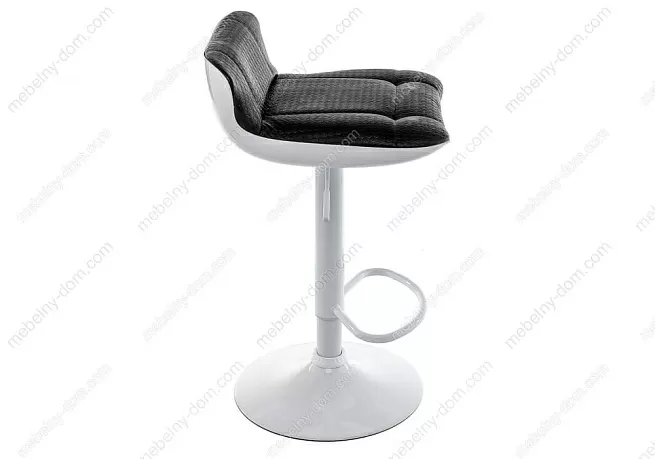 Барный стул Domus белый / черный. Фото 3