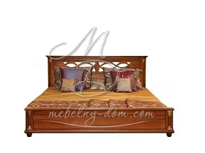 Кровать из массива березы «Валенсия 3М» П254.52, каштан от магазина Мебельный дом