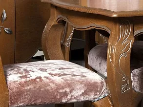 Стол обеденный «Трио» ММ-279-40, коньяк от магазина Мебельный дом