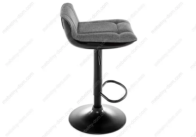 Барный стул Domus черный / серый. Фото 3