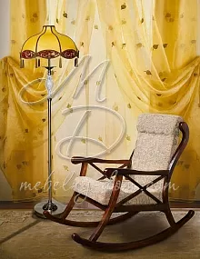 Кресло-качалка «Провинция», орех золотой от магазина Мебельный дом