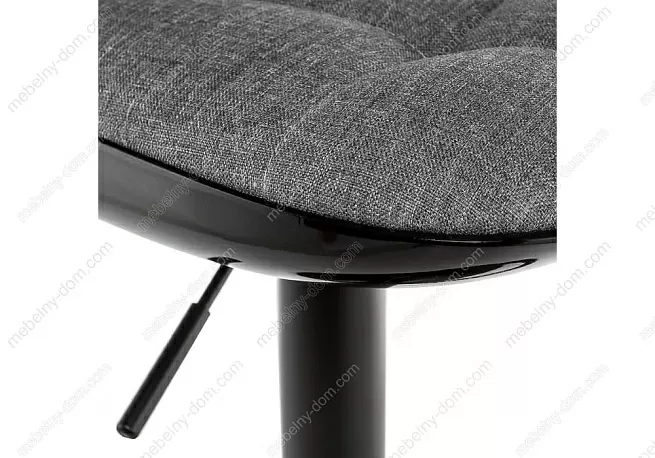 Барный стул Domus черный / серый. Фото 6