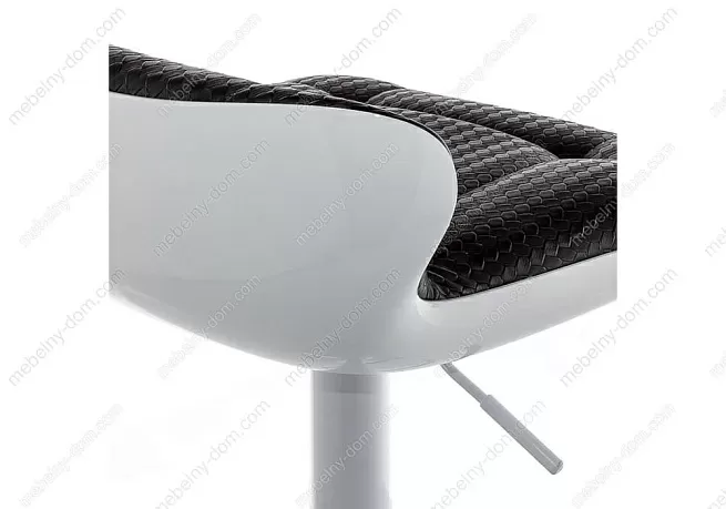 Барный стул Domus белый / черный. Фото 6