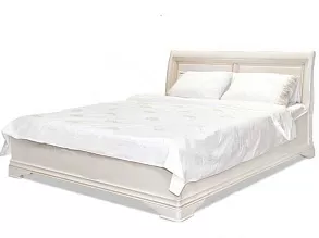 Кровать «Влада» ММ 160-02/18Б, белая эмаль от магазина Мебельный дом
