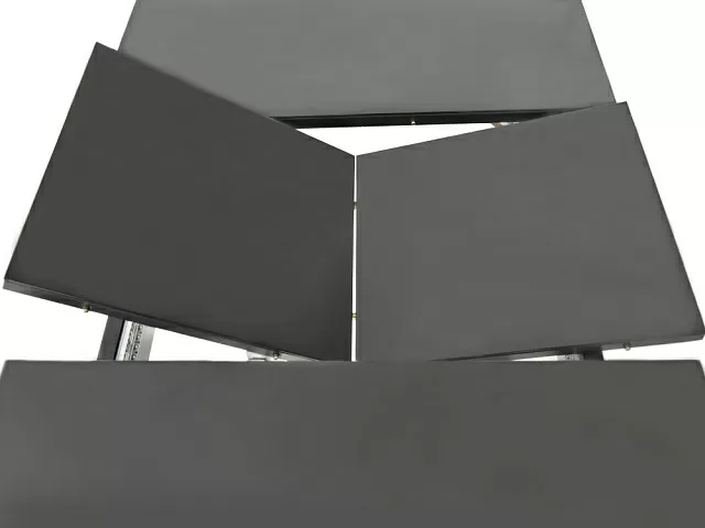 Стол «Ривьера» стекло СВ, черный. Фото 5