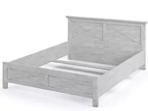 Кровать «Лорена» 160, Бетон Паин белый от магазина Мебельный дом
