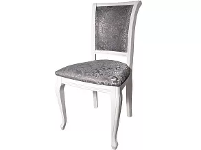 Обеденная группа (Стол Фабрицио-2 овал и 6 стульев Кабриоль), эмаль белая от магазина Мебельный дом