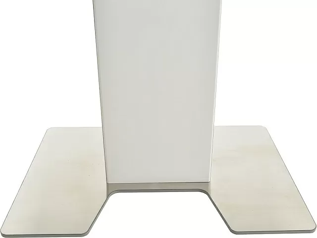 Стол «Тайбэй» стекло OPTI белое, каркас белый. Фото 6