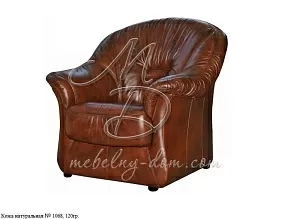 Кожаное кресло «Омега» от магазина Мебельный дом