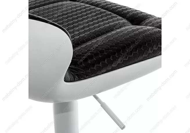 Барный стул Domus белый / черный. Фото 7