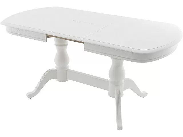 Стол «Фабрицио-2м» (мыло) 120x80, белая эмаль. Фото 3