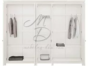 Шкаф для одежды Рауна 50, белый воск УКВ от магазина Мебельный дом