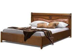 Кровать «Лика» ММ 137-02/18Б, медовый дуб от магазина Мебельный дом
