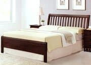 Кровать из массива гевеи «I-3601», венге от магазина Мебельный дом
