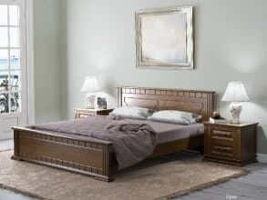 Кровать из массива березы Райтон natura Венеция от магазина Мебельный дом
