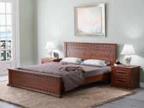 Кровать из массива сосны Райтон natura Венеция-М от магазина Мебельный дом