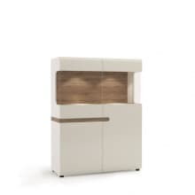Шкаф с витриной 3D-1S/TYP 33 «Линате» от магазина Мебельный дом