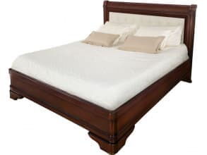 Кровать с мягким изголовьем Палермо 160 Т-750, вишня от магазина Мебельный дом