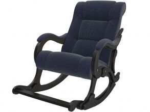 Кресло-качалка Модель 77, венге, Verona Denim Blue от магазина Мебельный дом