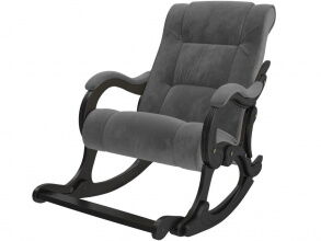 Кресло-качалка Модель 77, венге, Verona Antrazite Grey от магазина Мебельный дом