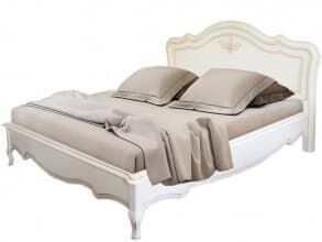 Кровать «Трио» ММ-277-02/18Б, белая эмаль от магазина Мебельный дом