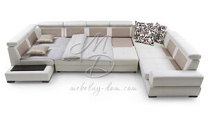 Кожаный диван «Capri» от магазина Мебельный дом