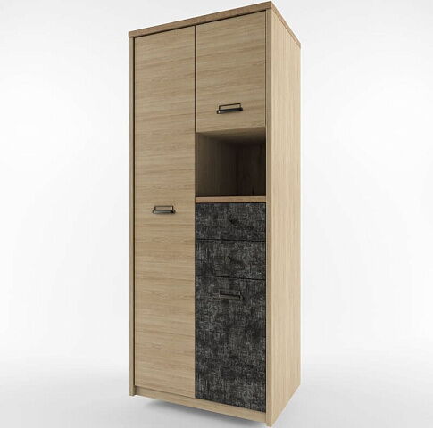 Шкаф для одежды «Дизель» 3DG2SN/D3, истамбул. Фото 1