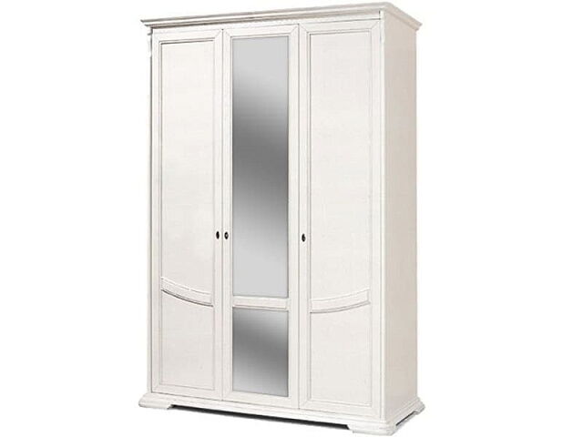Шкаф для одежды «Лика» ММ 137-01/03, белая эмаль. Фото 1